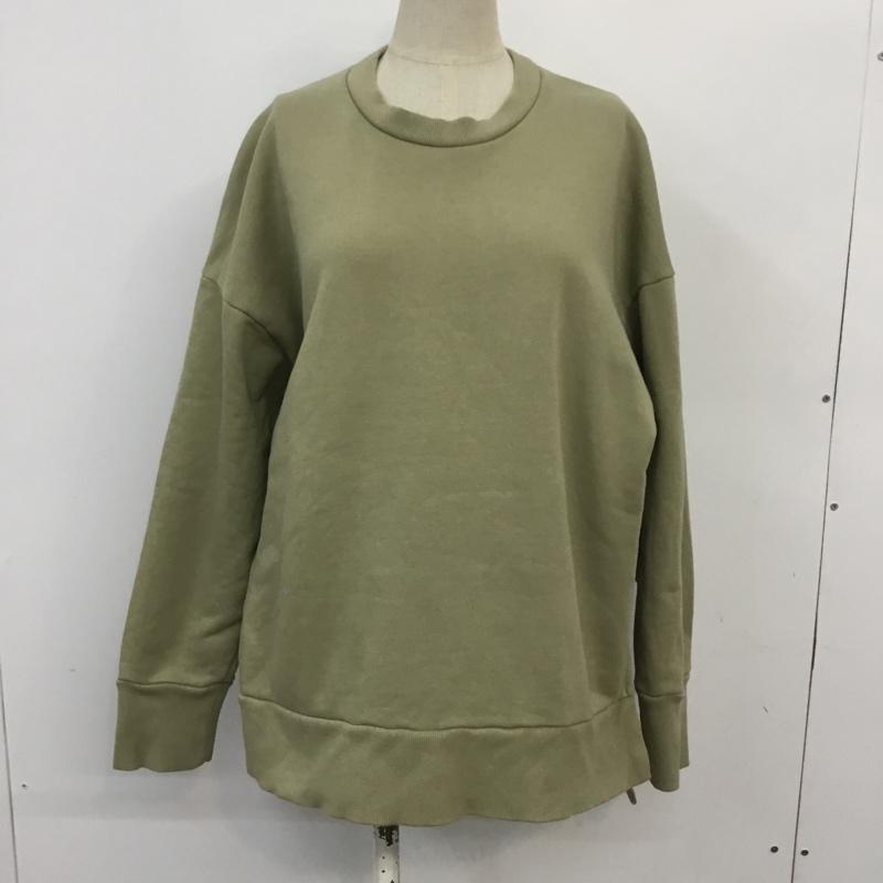センスオブプレイスバイアーバンリサーチ SENSE OF PLACE by URBAN RESEARCH トレーナー 長袖 AA14-21A009 スウェットプルオーバー 無地 薄緑 / ライトグリーン / レディース USED 古着 中古 10065866