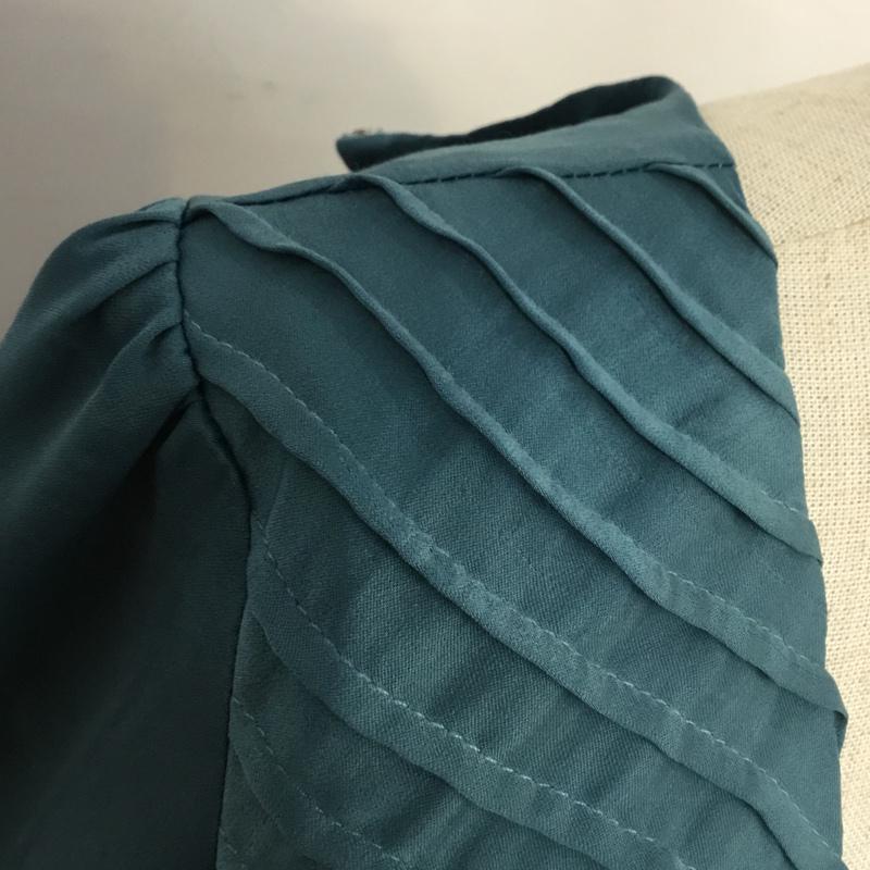マウジー MOUSSY ワンピース ロングスカート 010DSS30-1800 VINTAGE SATINドレス タグ付き 1 無地 青 / ブルー / レディース USED 古着 中古 10065893