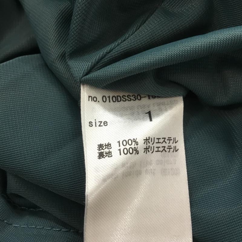 マウジー MOUSSY ワンピース ロングスカート 010DSS30-1800 VINTAGE SATINドレス タグ付き 1 無地 青 / ブルー / レディース USED 古着 中古 10065893