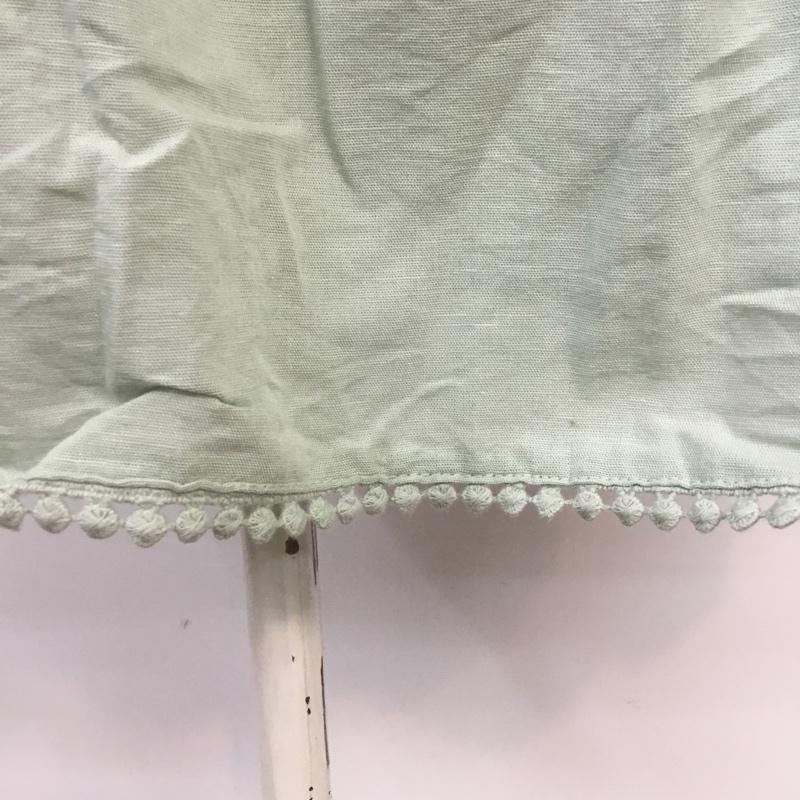 ザラ ZARA ワンピース ミニスカート 5598 225 512 チュニック ドロスト XS 無地 薄緑 / ライトグリーン / レディース USED 古着 中古 10065901