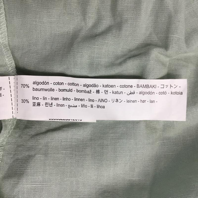 ザラ ZARA ワンピース ミニスカート 5598 225 512 チュニック ドロスト XS 無地 薄緑 / ライトグリーン / レディース USED 古着 中古 10065901
