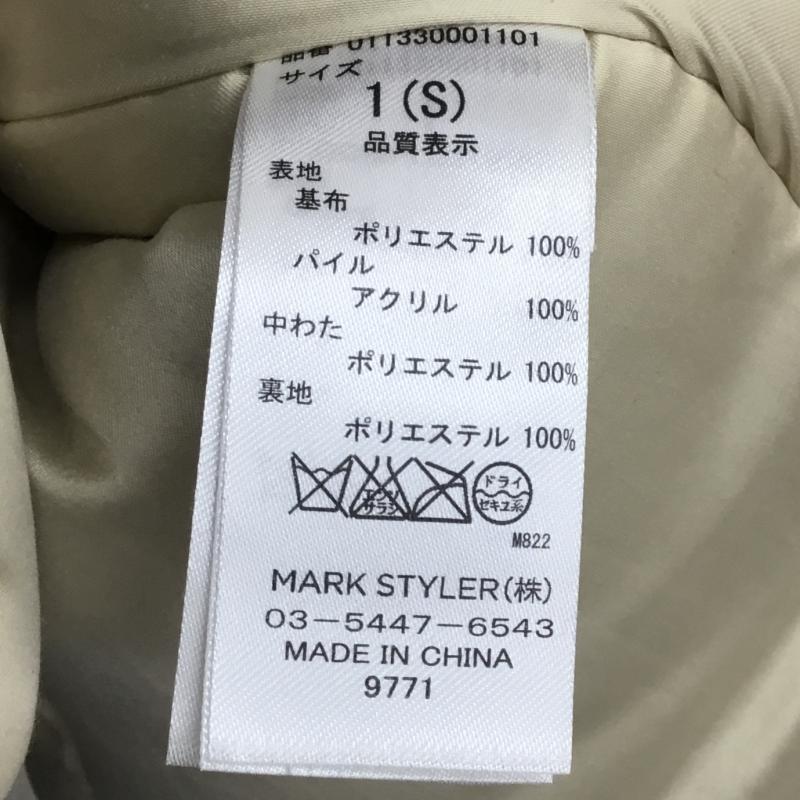 ムルーア MURUA コート 毛皮、ファー S ベージュ / ベージュ / レディース USED 古着 中古 10065951