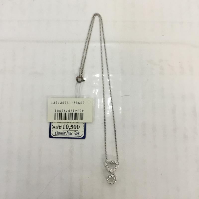 クロスフォーニューヨーク CROSSFORNEWYORK アクセサリー ネックレス、ペンダント Two Heart SV925 NPN197 タグ付き 銀 / シルバー / レディース USED 古着 中古 10065987