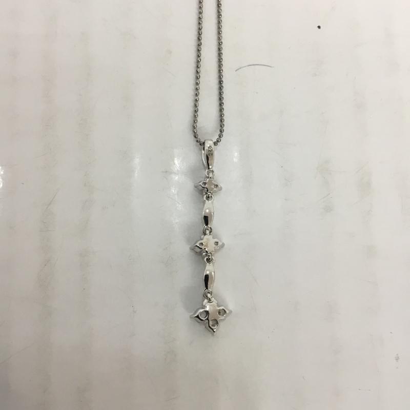 クロスフォーニューヨーク CROSSFORNEWYORK アクセサリー ネックレス、ペンダント Triple flower SV925 NPN252 タグ付き 銀 / シルバー / レディース USED 古着 中古 10066027
