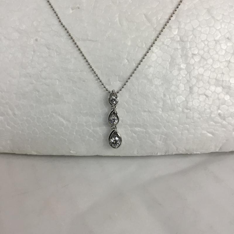 クロスフォーニューヨーク CROSSFORNEWYORK アクセサリー ネックレス、ペンダント Spiral NPN178 SV925 銀 / シルバー / レディース USED 古着 中古 10066056