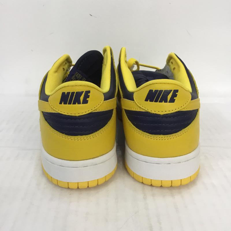 ナイキ NIKE スニーカー スニーカー 630358-741 DUNK LOW ダンク ロー 26cm 箱有 26.0cm ロゴ、文字 黄 / イエロー / X 紺 / ネイビー / メンズ USED 古着 中古 10066072
