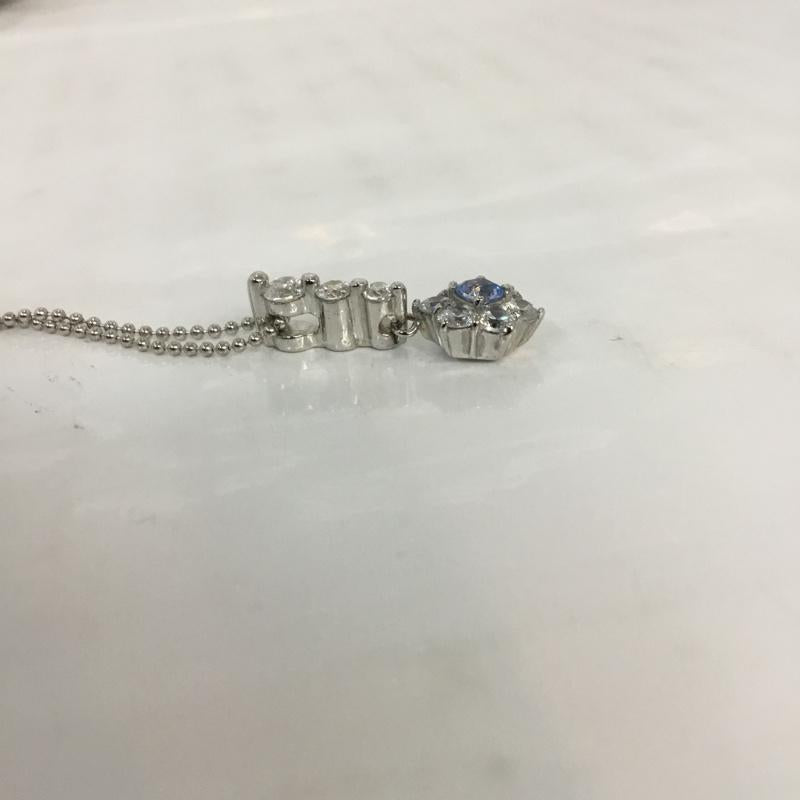 クロスフォーニューヨーク CROSSFORNEWYORK アクセサリー ネックレス、ペンダント OCEAN FROWER NPN107 SV925 銀 / シルバー / X 青 / ブルー / レディース USED 古着 中古 10066105