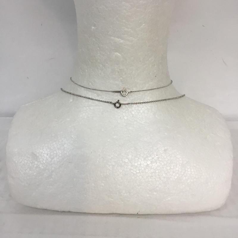 クロスフォーニューヨーク CROSSFORNEWYORK アクセサリー ネックレス、ペンダント White Lovers-5 NPN226 SV925 ペアネックレス 銀 / シルバー / レディース USED 古着 中古 10066107