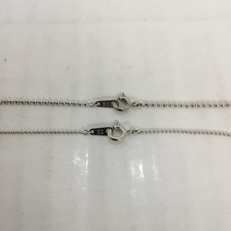クロスフォーニューヨーク CROSSFORNEWYORK アクセサリー ネックレス、ペンダント White Lovers-5 NPN226 SV925 ペアネックレス 銀 / シルバー / レディース USED 古着 中古 10066109