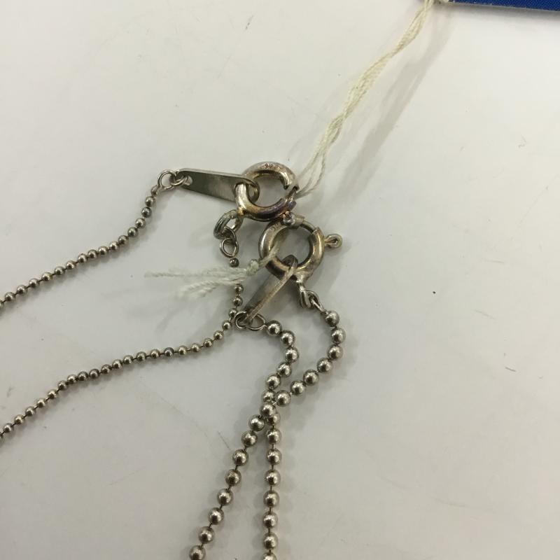 クロスフォーニューヨーク CROSSFORNEWYORK アクセサリー ネックレス、ペンダント White Lovers-5 NPN226 SV925 ペアネックレス 銀 / シルバー / レディース USED 古着 中古 10066112