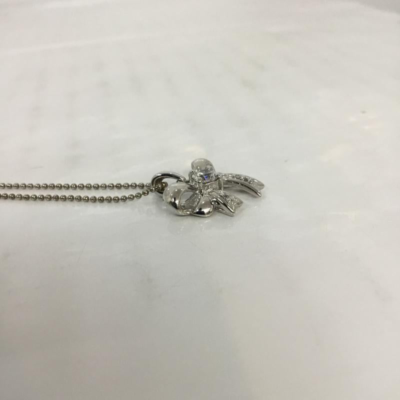 クロスフォーニューヨーク CROSSFORNEWYORK アクセサリー ネックレス、ペンダント RIBBON NPN102 SV925 銀 / シルバー / レディース USED 古着 中古 10066114
