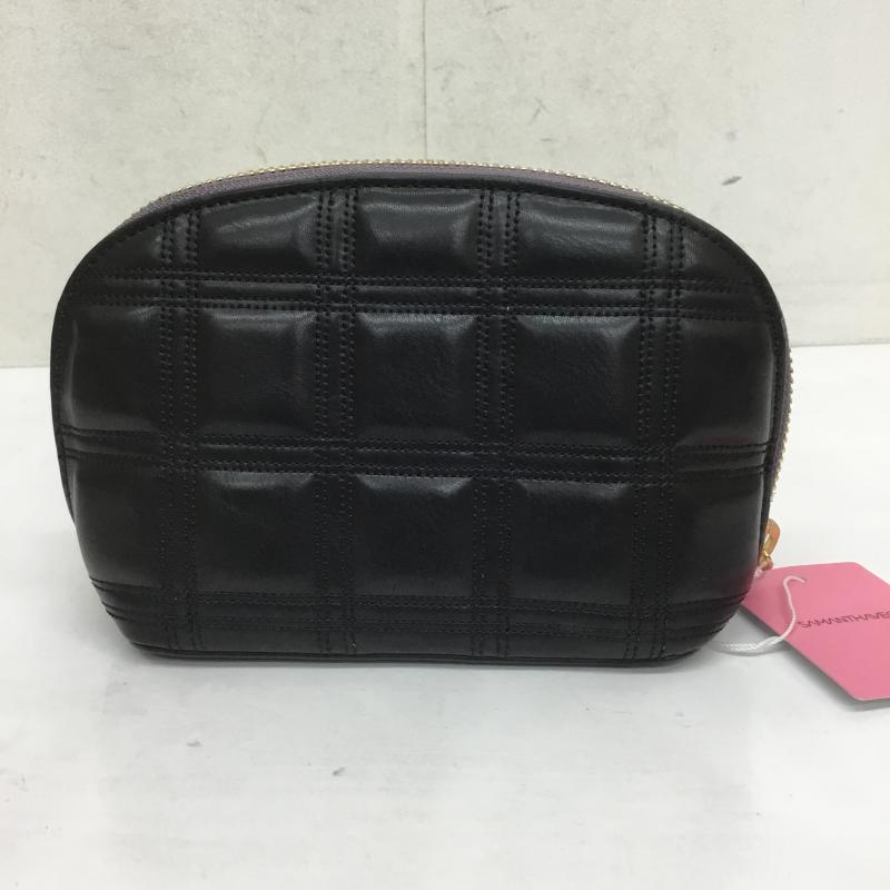 サマンサベガ Samantha Vega ファッション小物 ファッション小物 ポーチ ロゴ、文字 黒 / ブラック / レディース USED 古着 中古 10066126