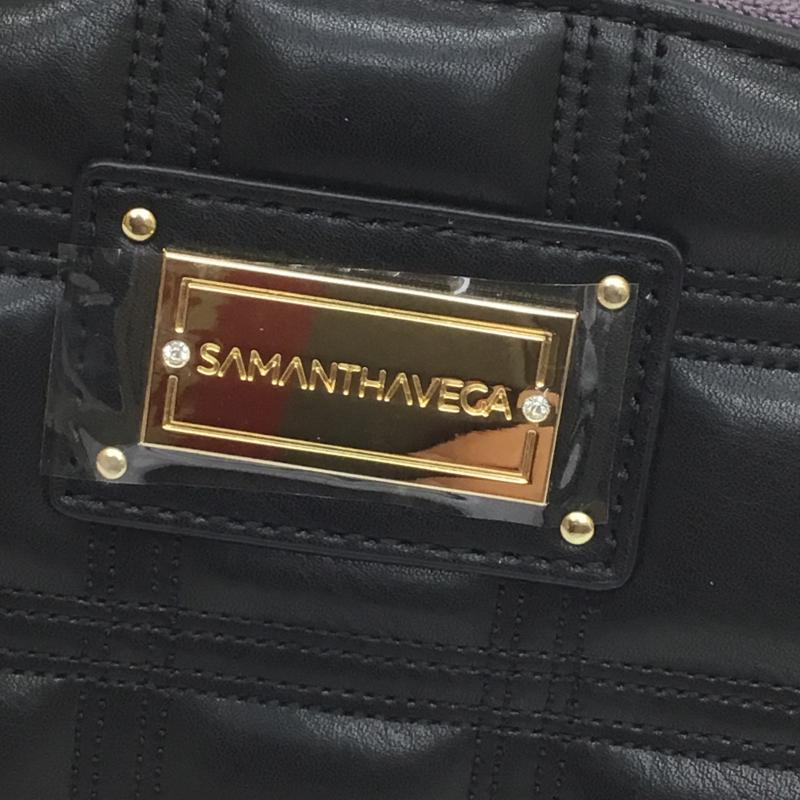 サマンサベガ Samantha Vega ファッション小物 ファッション小物 ポーチ ロゴ、文字 黒 / ブラック / レディース USED 古着 中古 10066126