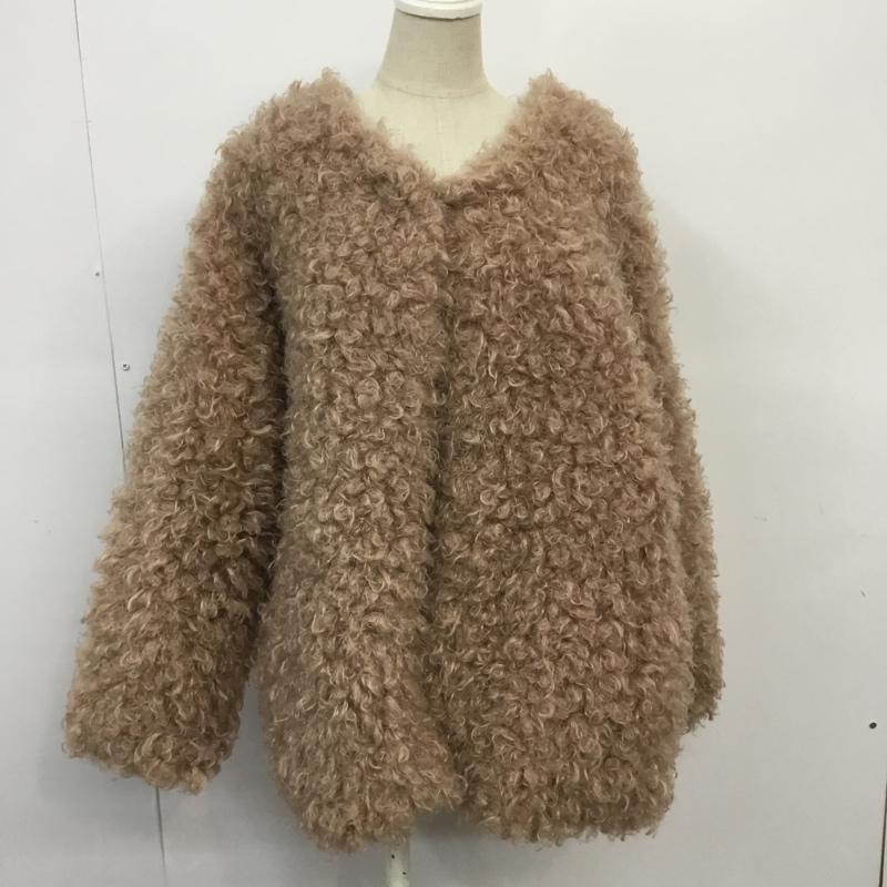 ニコアンド niko and... ジャケット、上着 ジャンパー、ブルゾン M 無地 桃 / ピンク / レディース USED 古着 中古 10066218