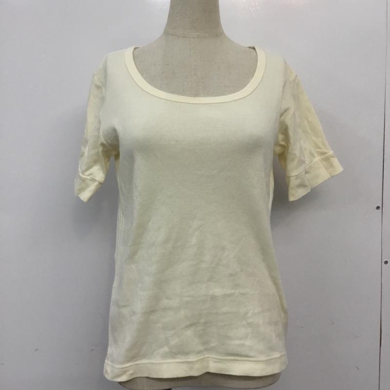 エムエイチエル MHL. Tシャツ 半袖 2 無地 オフホワイト / オフホワイト / レディース USED 古着 中古 10066237
