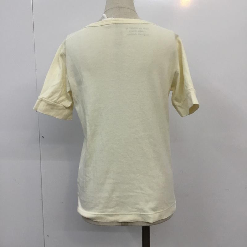 エムエイチエル MHL. Tシャツ 半袖 2 無地 オフホワイト / オフホワイト / レディース USED 古着 中古 10066237