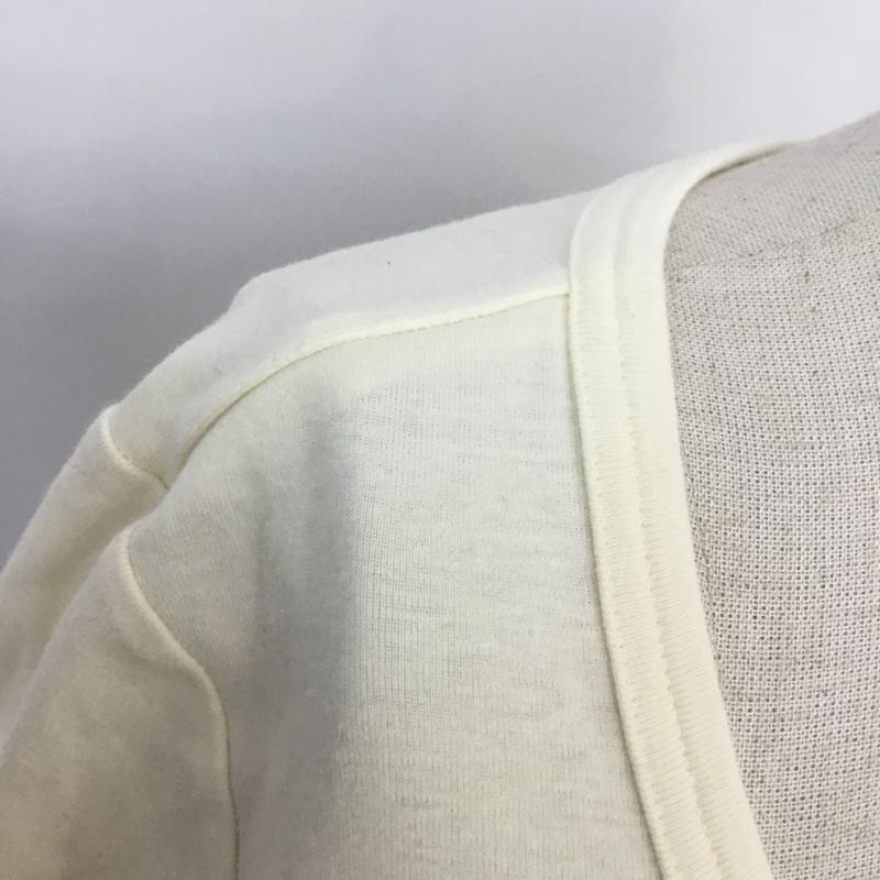 エムエイチエル MHL. Tシャツ 半袖 2 無地 オフホワイト / オフホワイト / レディース USED 古着 中古 10066237