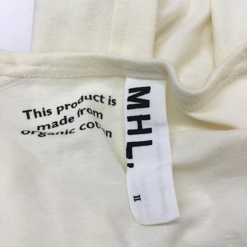 エムエイチエル MHL. Tシャツ 半袖 2 無地 オフホワイト / オフホワイト / レディース USED 古着 中古 10066237