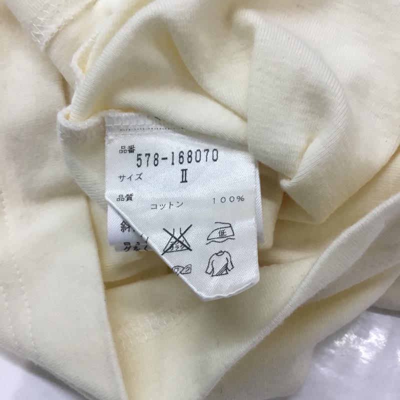エムエイチエル MHL. Tシャツ 半袖 2 無地 オフホワイト / オフホワイト / レディース USED 古着 中古 10066237