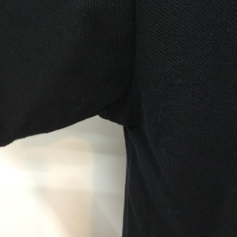 アンドサンズ ANDSUNS ポロシャツ 半袖 M 無地 黒 / ブラック / メンズ USED 古着 中古 10066246