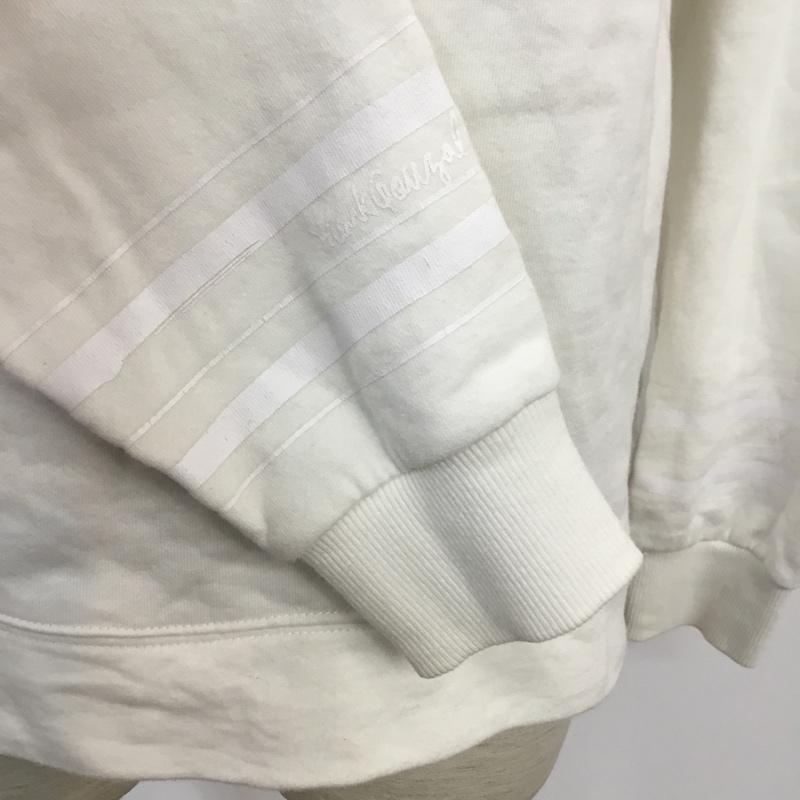 インヘリット INHERIT トレーナー 長袖 M 無地 白 / ホワイト / メンズ USED 古着 中古 10066276