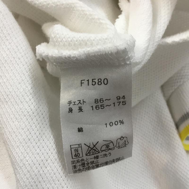 フレッドペリー FRED PERRY ポロシャツ 半袖 F1580 鹿の子 S ワンポイント 白 / ホワイト / X 灰 / グレー / X 黄 / イエロー / メンズ USED 古着 中古 10066280