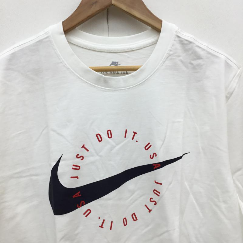 ナイキ NIKE Tシャツ 半袖 USA COUNTRY TEE DA8866-100 L ロゴ、文字 白 / ホワイト / メンズ USED 古着 中古 10066338