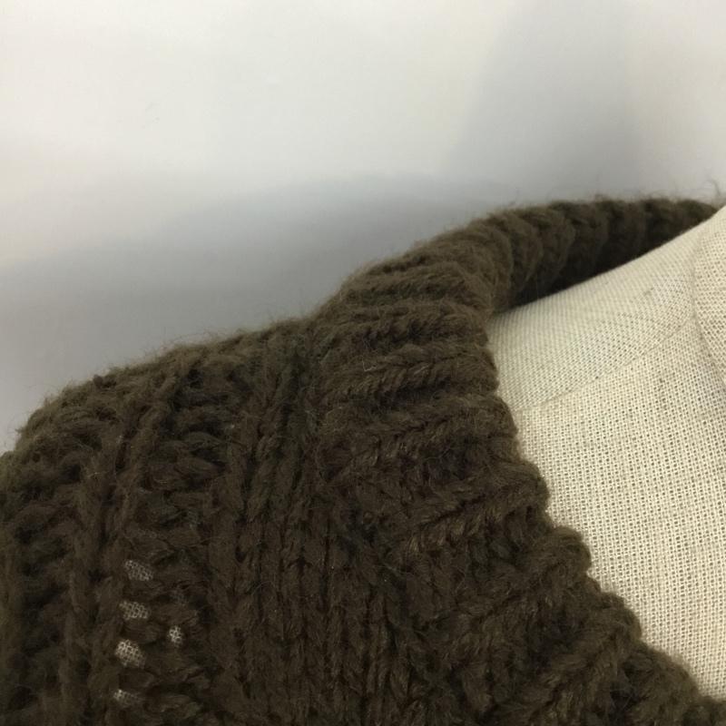 フリークスストア FREAK'S STORE ニット、セーター 長袖 FREE 無地 茶 / ブラウン / レディース USED 古着 中古 10066355