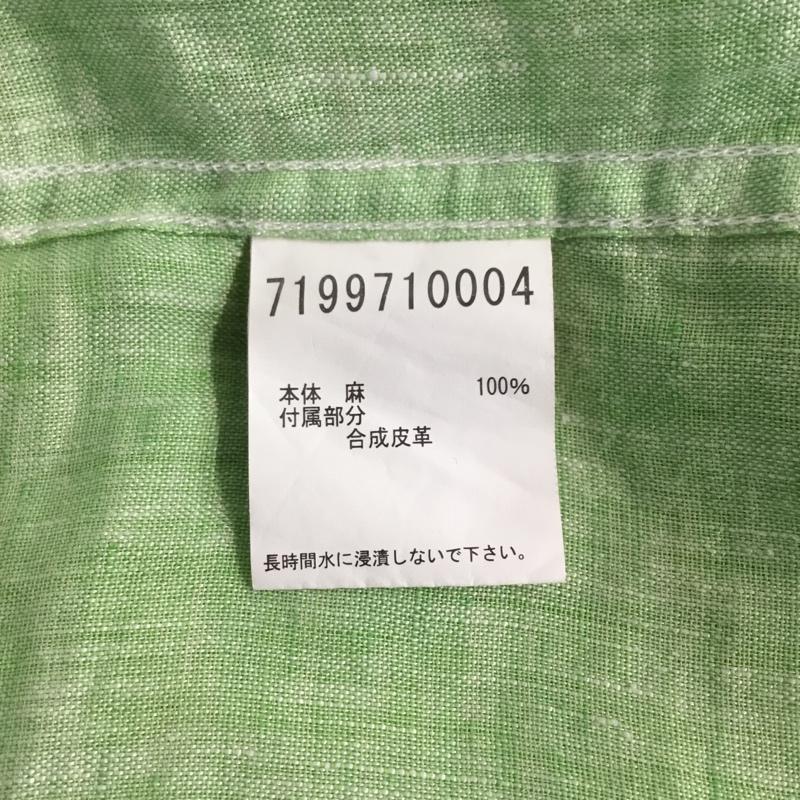 アバハウスエクリュ ABAHOUSE ECRU シャツ、ブラウス 七分袖 フレンチリネン 7199710004 1 無地 薄緑 / ライトグリーン / メンズ USED 古着 中古 10066389