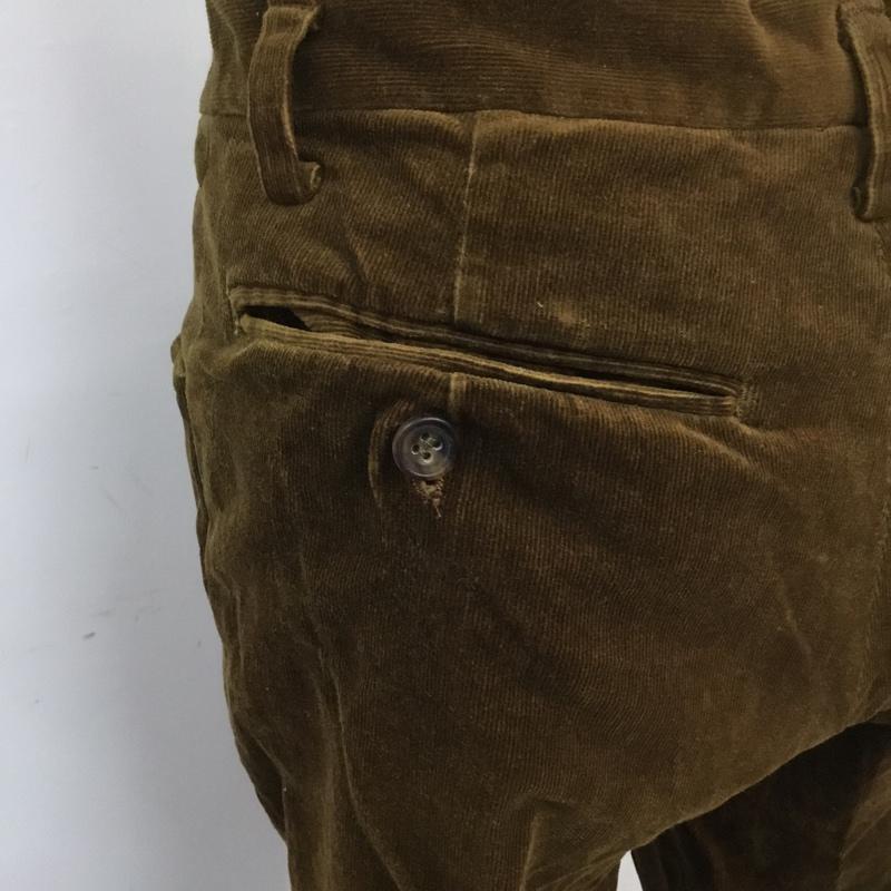 アダムエロペ ADAM ET ROPE' ボトムス ボトムス コーデュロイパンツ 38 無地 茶 / ブラウン / レディース USED 古着 中古 10066420