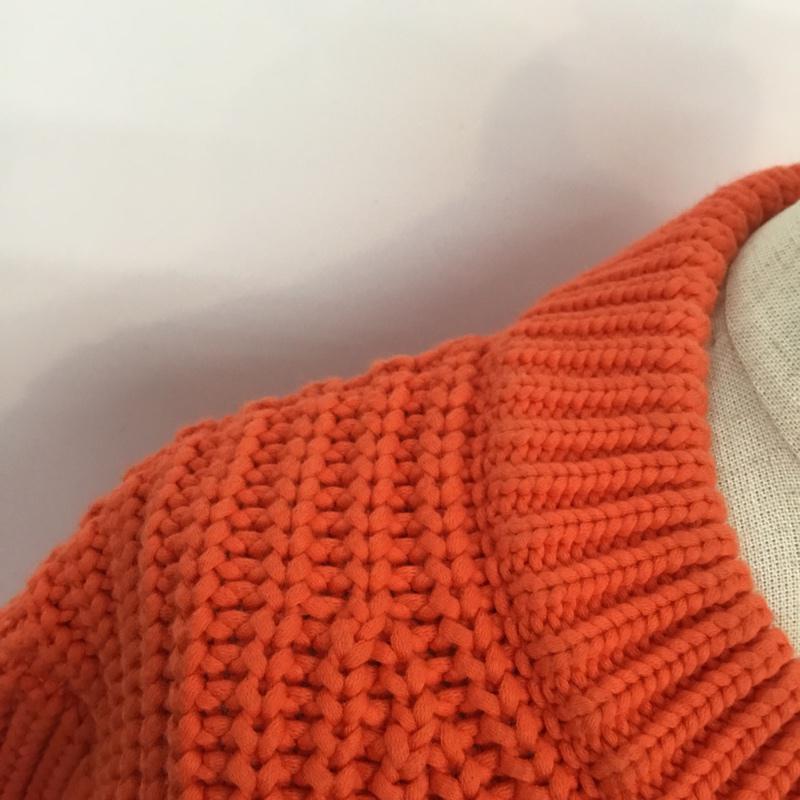 ティーバイ アレキサンダーワン T BY ALEXANDER WANG ニット、セーター 長袖 XS 無地 橙 / オレンジ / レディース USED 古着 中古 10066431
