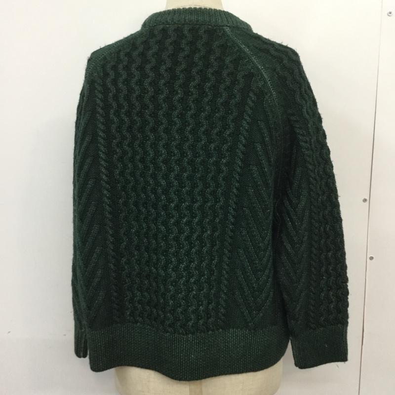 デミリー DEMYLEE ニット、セーター 長袖 ラグランスリーブ S 無地 緑 / グリーン / レディース USED 古着 中古 10066437