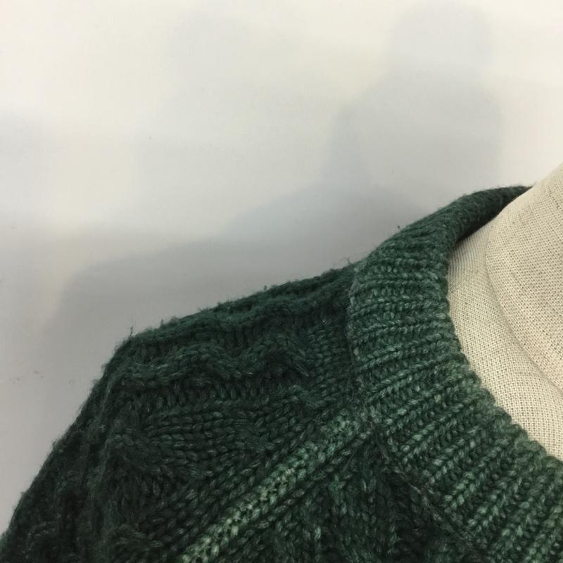 デミリー DEMYLEE ニット、セーター 長袖 ラグランスリーブ S 無地 緑 / グリーン / レディース USED 古着 中古 10066437