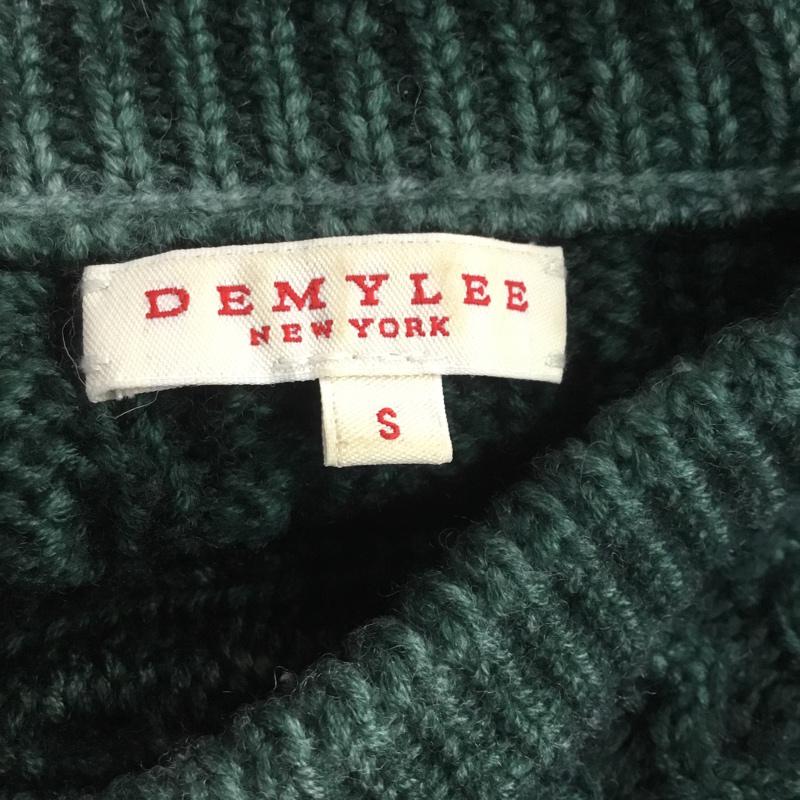 デミリー DEMYLEE ニット、セーター 長袖 ラグランスリーブ S 無地 緑 / グリーン / レディース USED 古着 中古 10066437