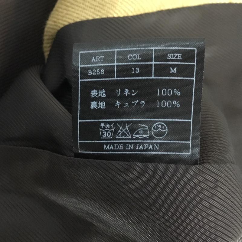 エーケーエム AKM ジャケット、上着 ジャケット、ブレザー B268 ワンボタン リネン テーラード M 無地 ベージュ / ベージュ / メンズ USED 古着 中古 10066492