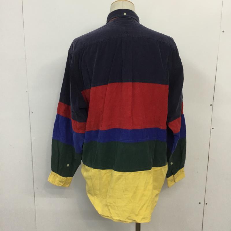 トミーヒルフィガー TOMMY HILFIGER シャツ、ブラウス 長袖 ボタンダウンシャツ M 無地 マルチカラー / マルチカラー / メンズ USED 古着 中古 10066565