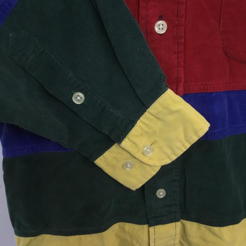トミーヒルフィガー TOMMY HILFIGER シャツ、ブラウス 長袖 ボタンダウンシャツ M 無地 マルチカラー / マルチカラー / メンズ USED 古着 中古 10066565
