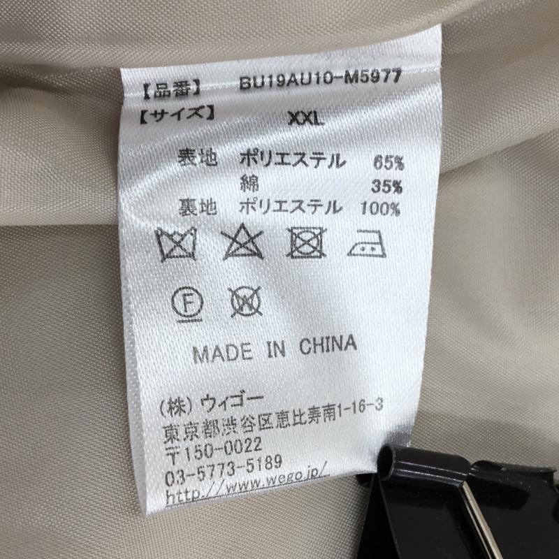ブッカフォーティーフォー BUCCA 44 コート トレンチコート バックプリントトレンチコート XXL ベージュ / ベージュ / メンズ USED 古着 中古 10066645