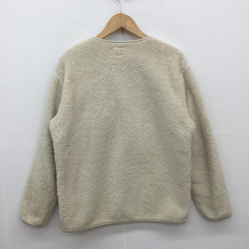 ユニクロ UNIQLO カットソー 長袖 Engineered Garments エンジニアードガーメンツ フリースプルオーバー S 白 / ホワイト / メンズ USED 古着 中古 10066646