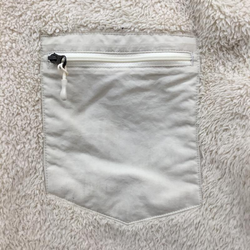ユニクロ UNIQLO カットソー 長袖 Engineered Garments エンジニアードガーメンツ フリースプルオーバー S 白 / ホワイト / メンズ USED 古着 中古 10066646