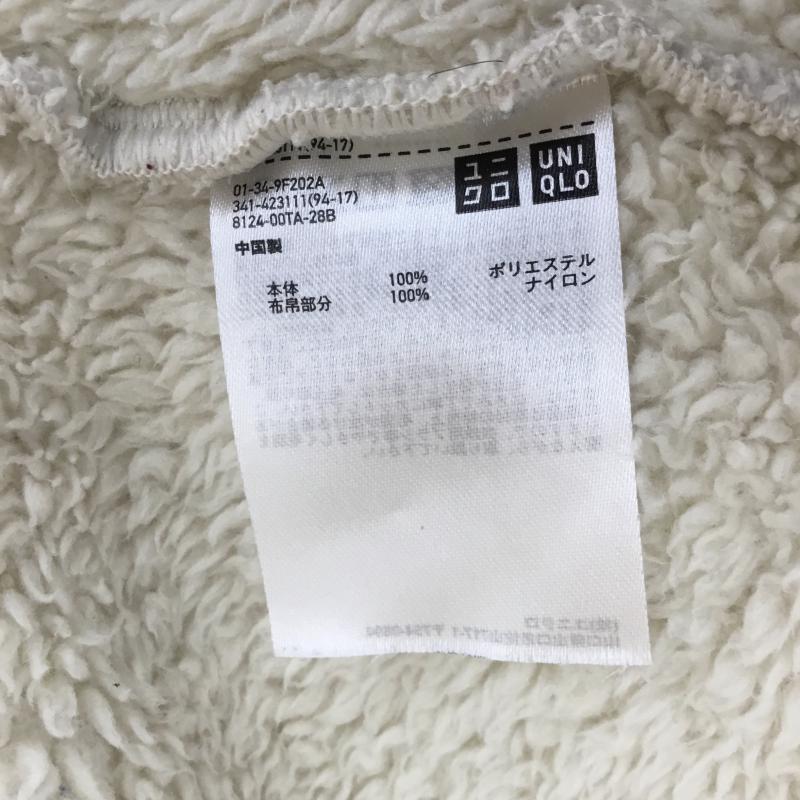 ユニクロ UNIQLO カットソー 長袖 Engineered Garments エンジニアードガーメンツ フリースプルオーバー S 白 / ホワイト / メンズ USED 古着 中古 10066646