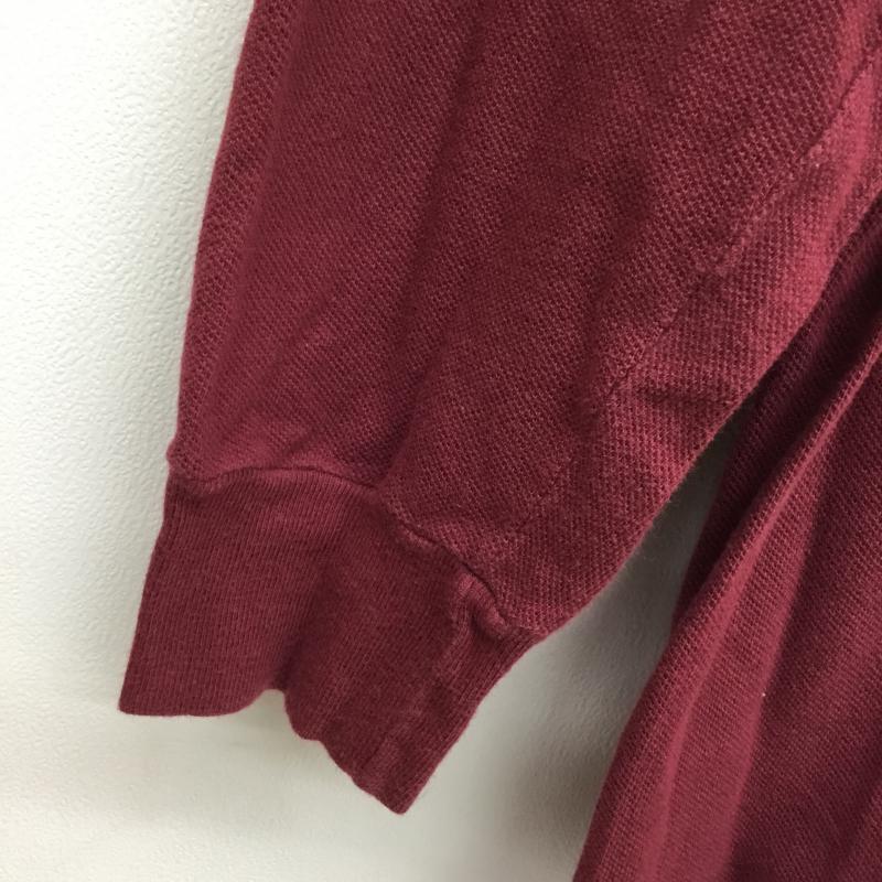 ポロバイラルフローレン Polo by RALPH LAUREN カットソー 長袖 タートルネックカットソー M ロゴ、文字 えんじ / ワインレッド / メンズ USED 古着 中古 10066689