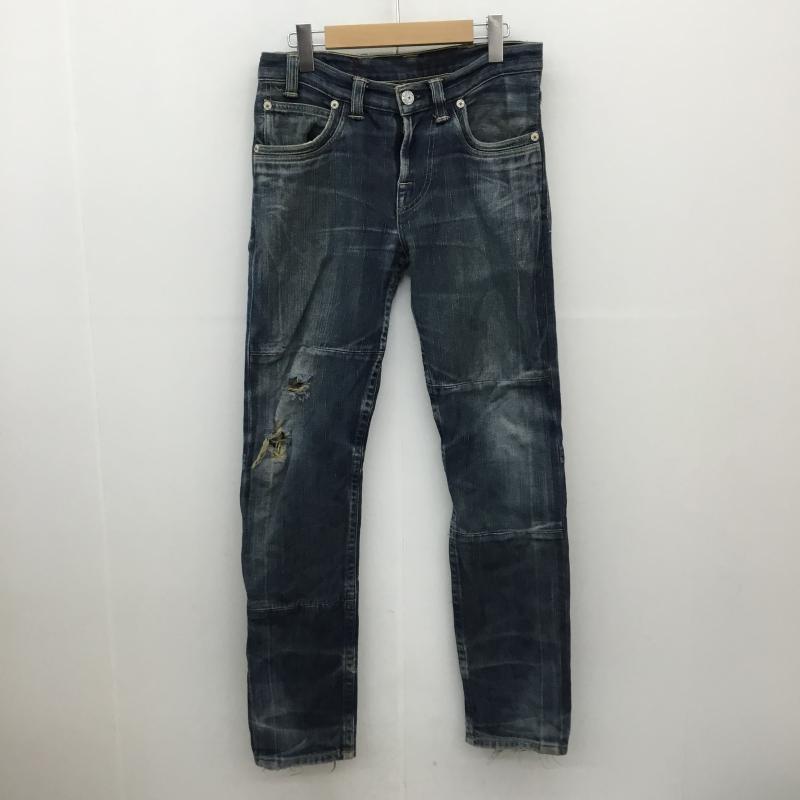 リーバイスレッド Levi's RED パンツ デニム、ジーンズ ヨーロッパ企画 ダメージ加工 立体デニム 31インチ ダメージ加工 青 / ブルー / メンズ USED 古着 中古 10066727