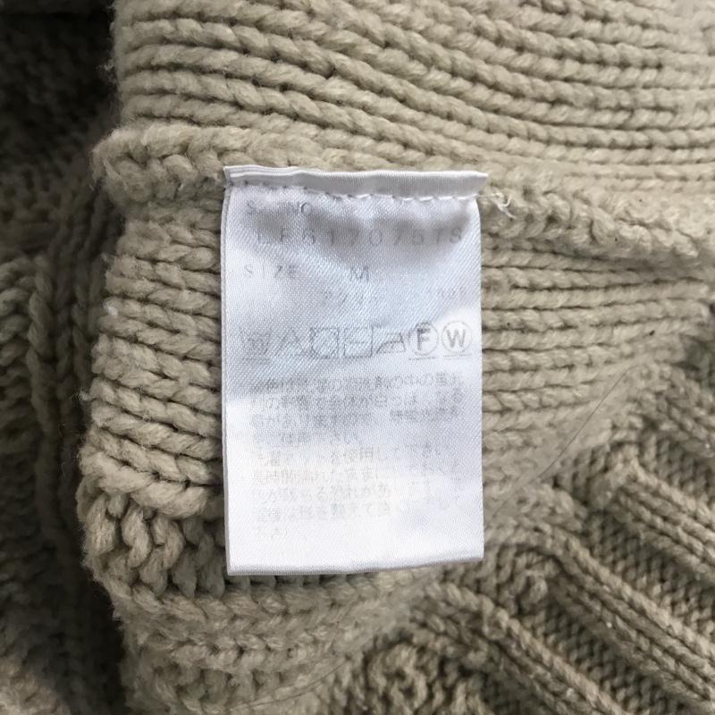 ローリーズファーム LOWRYS FARM ニット、セーター 長袖 M 無地 ベージュ / ベージュ / レディース USED 古着 中古 10066739