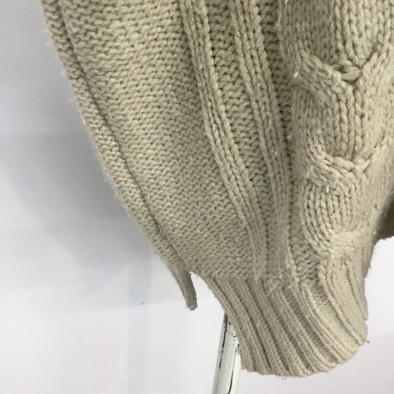 ローリーズファーム LOWRYS FARM ニット、セーター 長袖 L 無地 ベージュ / ベージュ / レディース USED 古着 中古 10066866