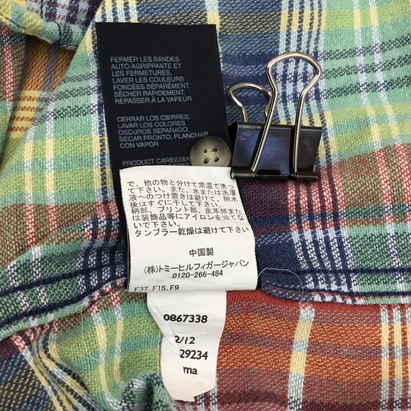 トミーヒルフィガー TOMMY HILFIGER シャツ、ブラウス 長袖 M チェック マルチカラー / マルチカラー / メンズ USED 古着 中古 10066984