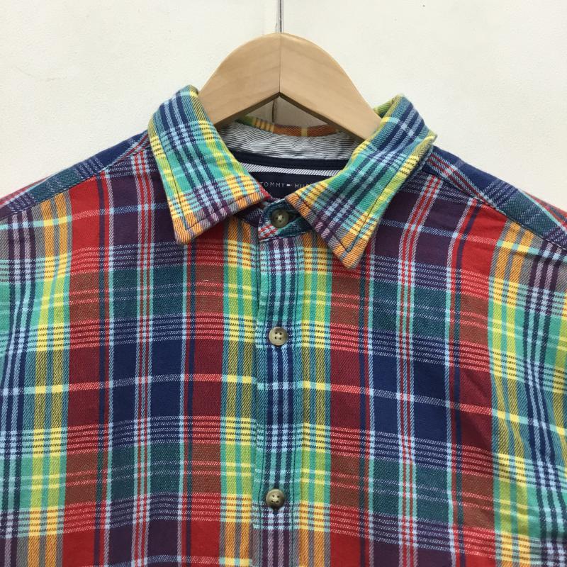 トミーヒルフィガー TOMMY HILFIGER シャツ、ブラウス 長袖 M チェック マルチカラー / マルチカラー / メンズ USED 古着 中古 10066984