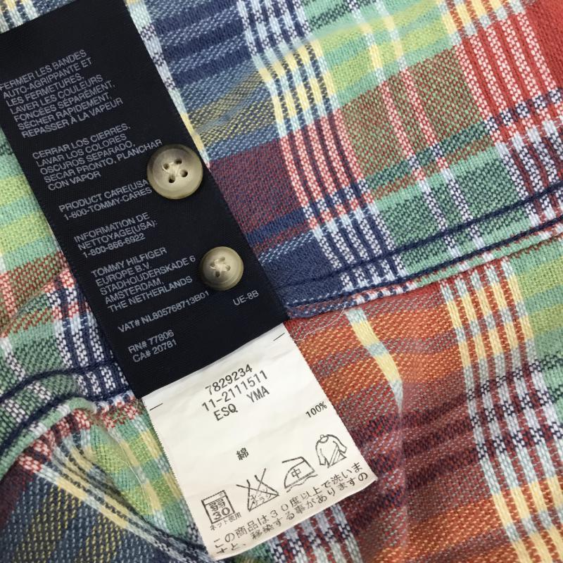 トミーヒルフィガー TOMMY HILFIGER シャツ、ブラウス 長袖 M チェック マルチカラー / マルチカラー / メンズ USED 古着 中古 10066984