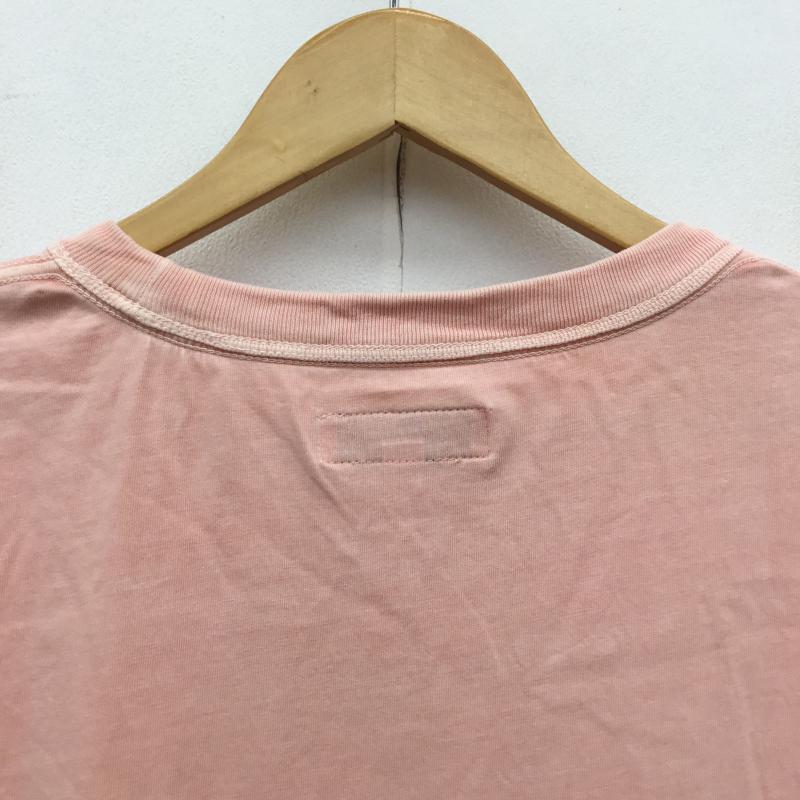 ゲス Guess Tシャツ 半袖 M ロゴ、文字 桃 / ピンク / メンズ USED 古着 中古 10066991