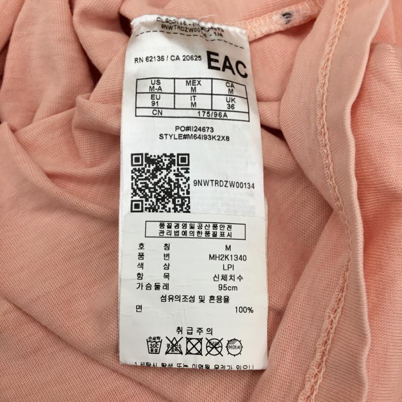 ゲス Guess Tシャツ 半袖 M ロゴ、文字 桃 / ピンク / メンズ USED 古着 中古 10066991